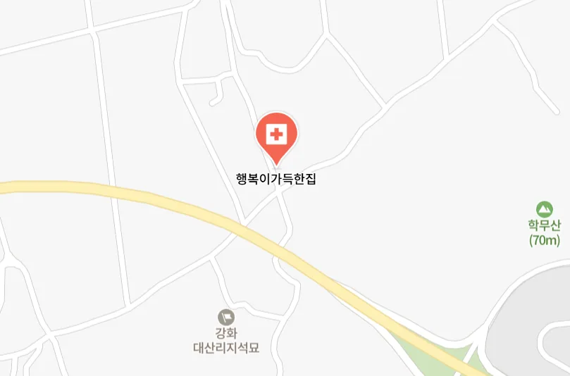 강화 대신리 행복이가득한집 위치 지도